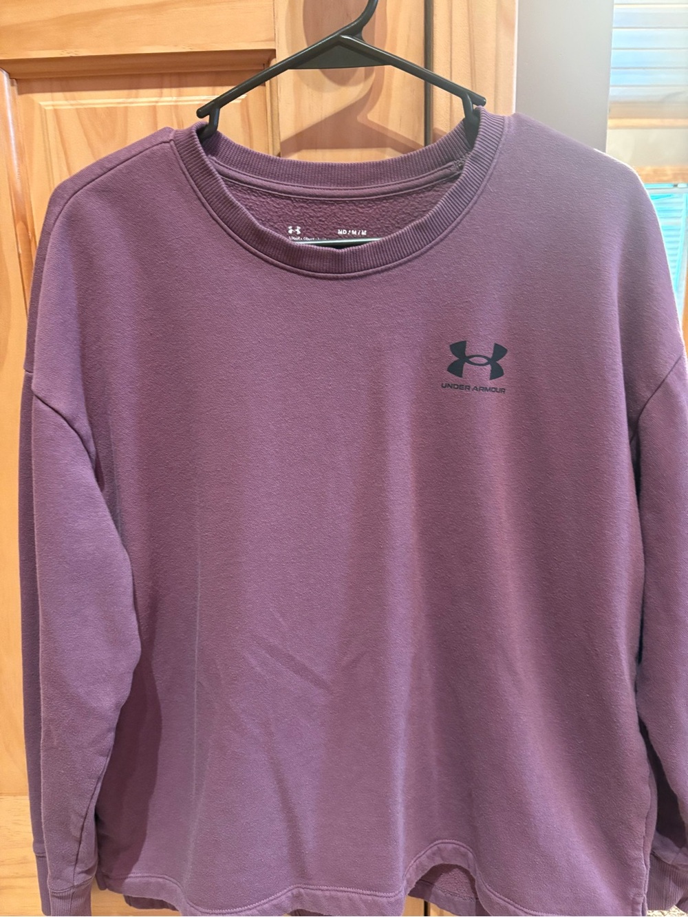 Under Armour Women’s Crewneck Sweatshirt in Plum Purple